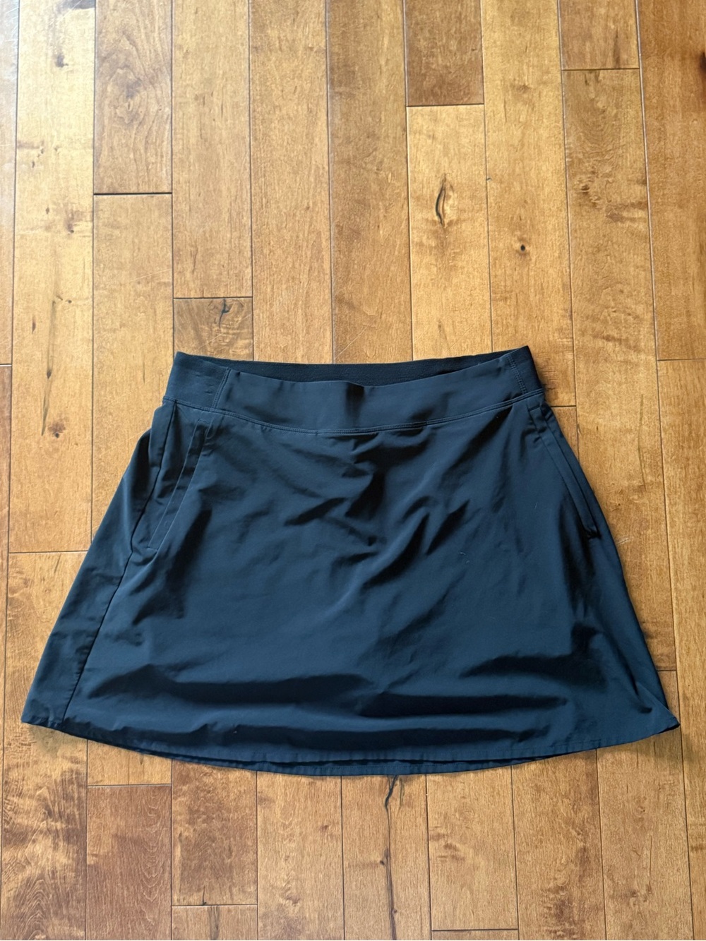 Athleta Black Active Skort with Side Pockets